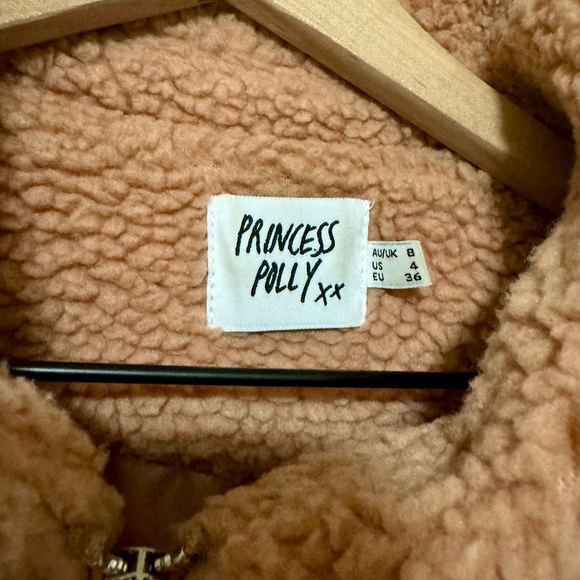 Princess Polly fuzzy jacket size 4 fits like size small - Picture 2 of 3